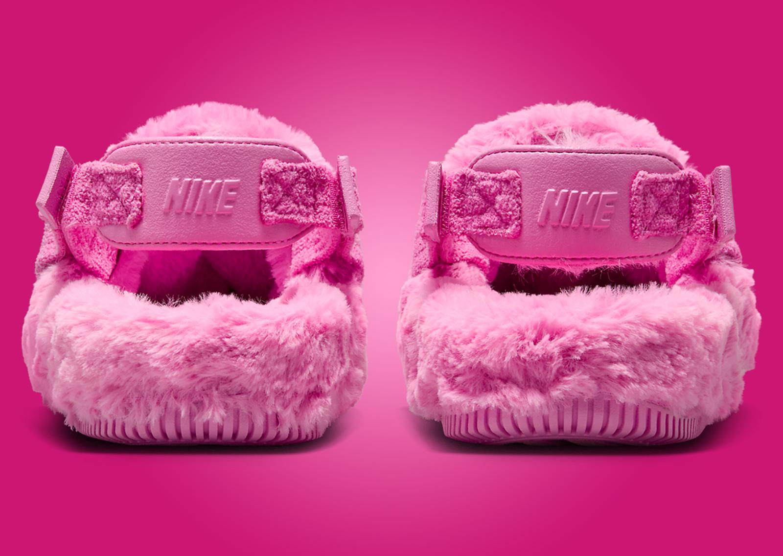 Nike Calm Mule Fur Pink (W) Heel