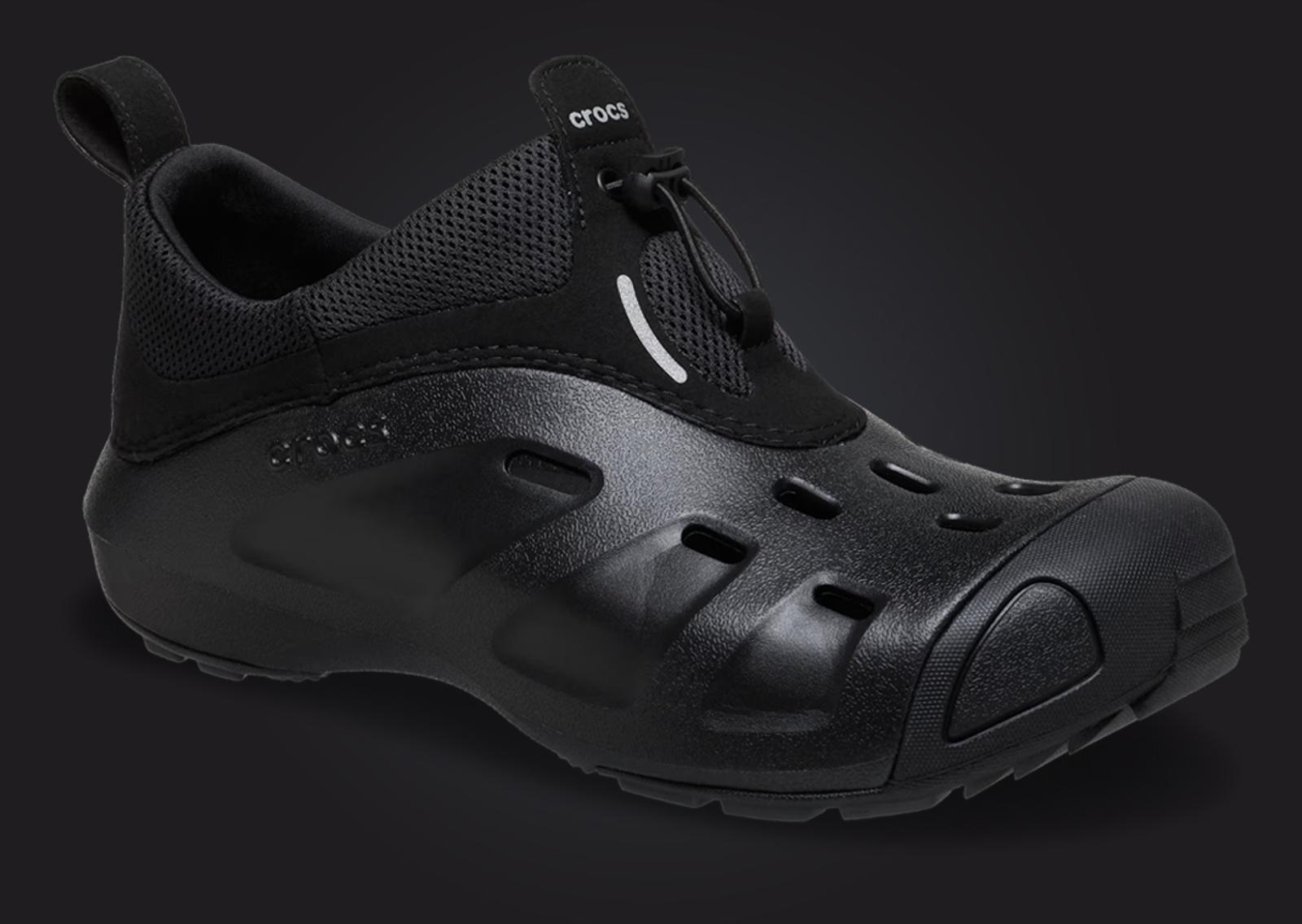 Crocs Quick Trail Low Black Angle