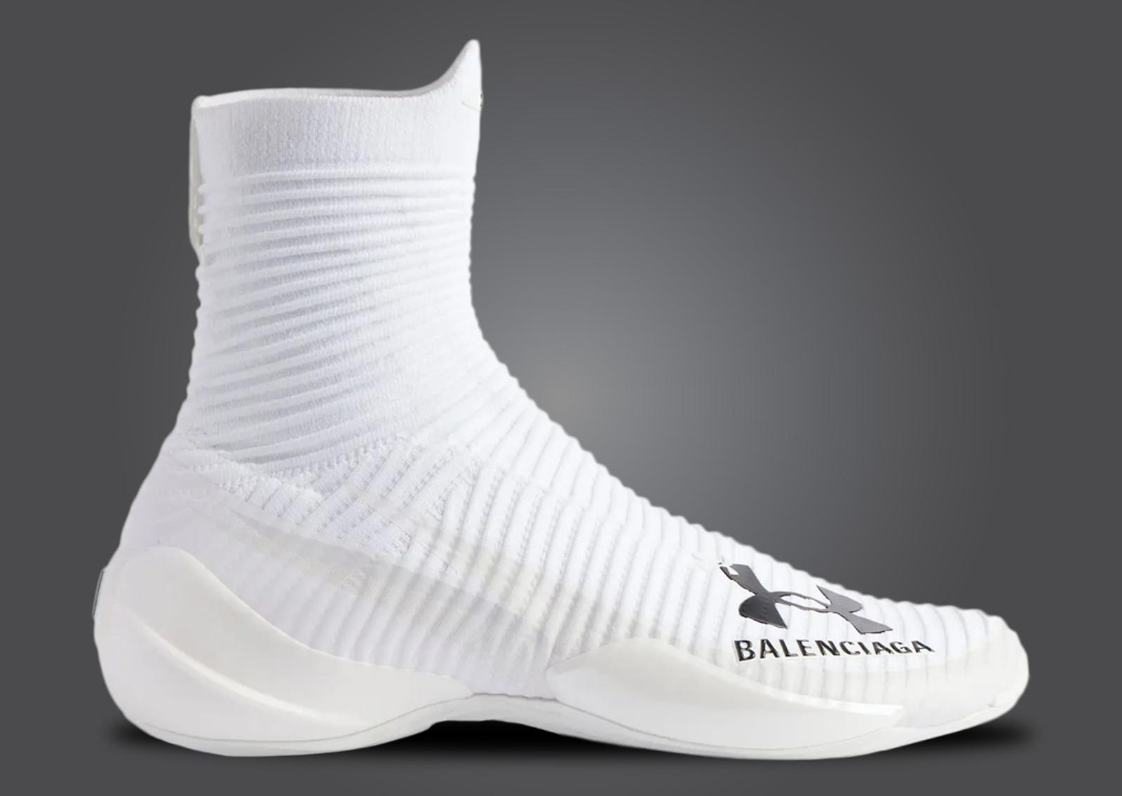 Balenciaga x Under Armour Hyper White Lateral