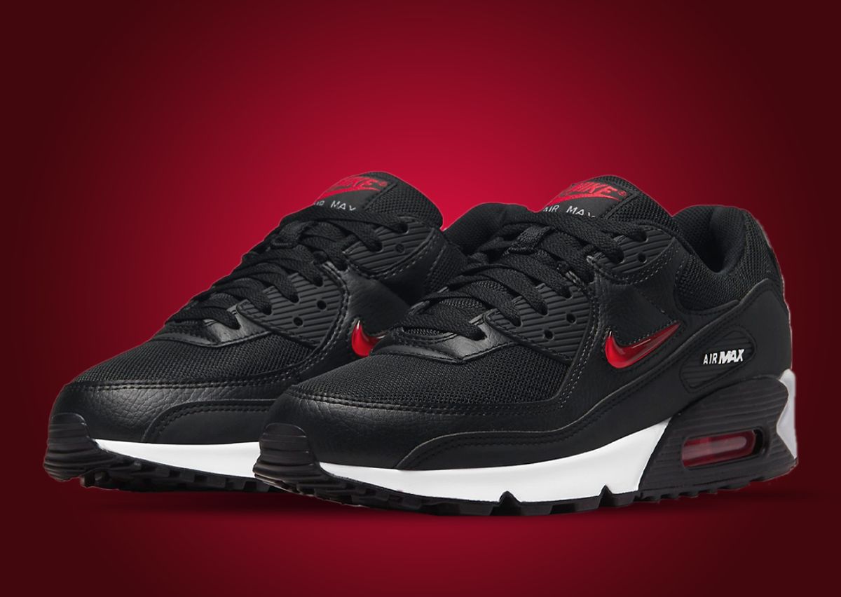 Nike air max 90 black university red Clearance