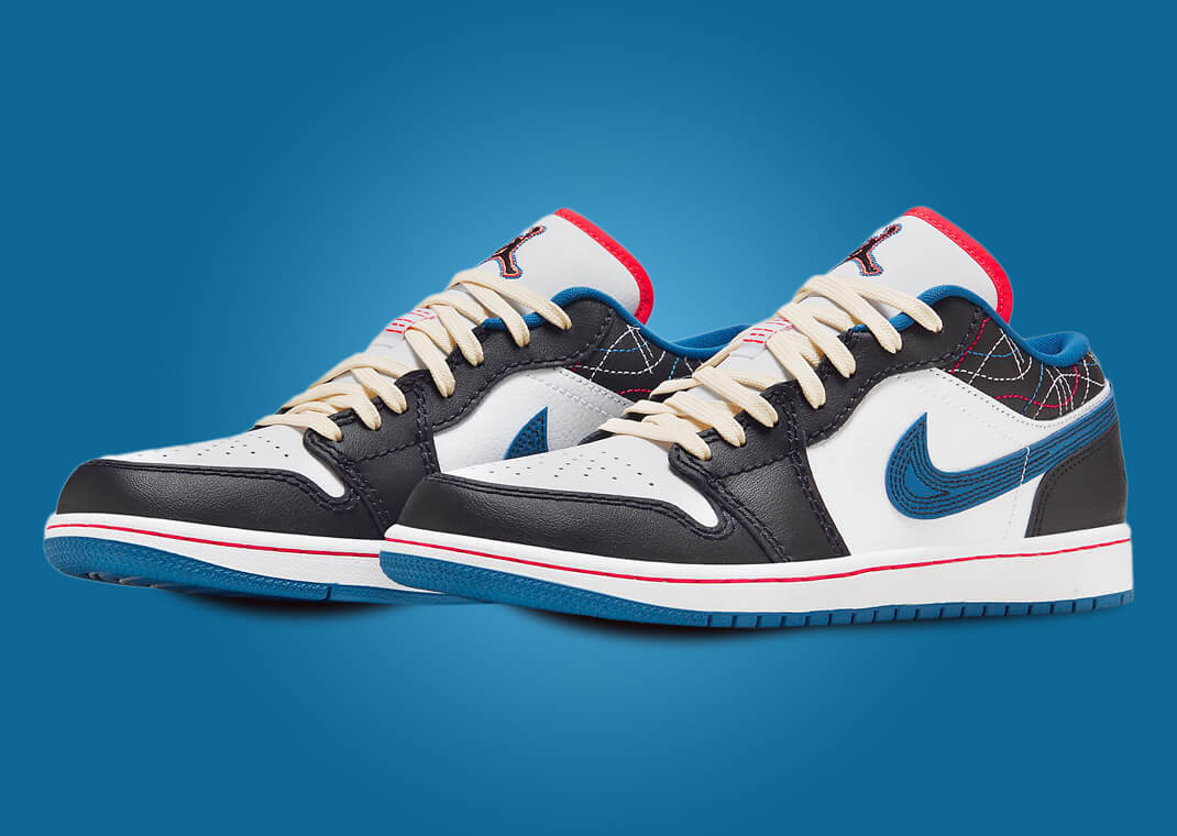 The Air Jordan 1 Low SE Black Industrial Blue Releases Holiday 2023