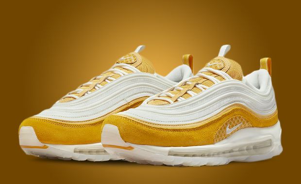 Gold and white 2024 air max 97