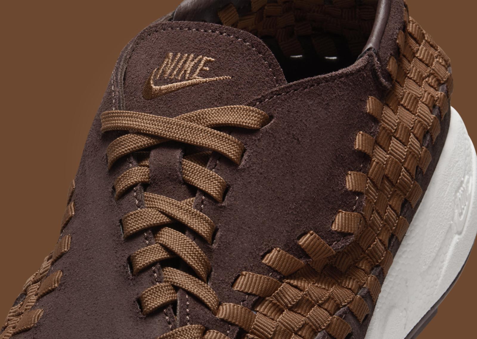 Nike Air Footscape Woven Earth Light British Tan Tongue Detail