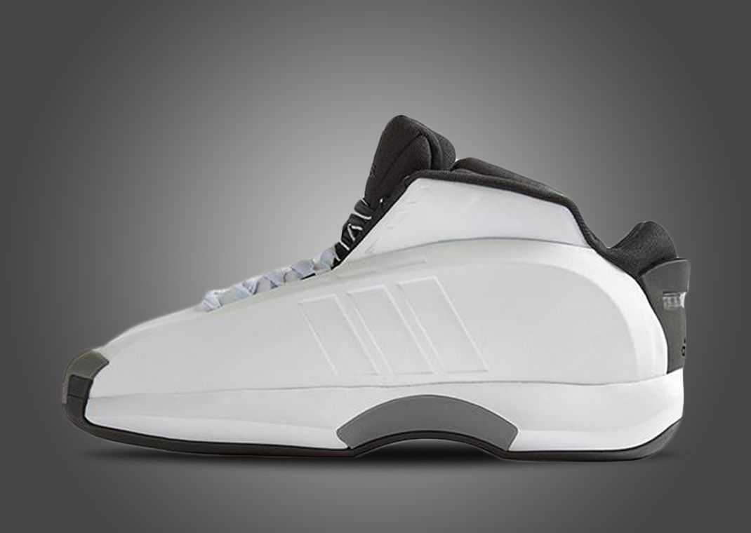 This adidas Crazy 1 Comes In A Clean White Black Makeup