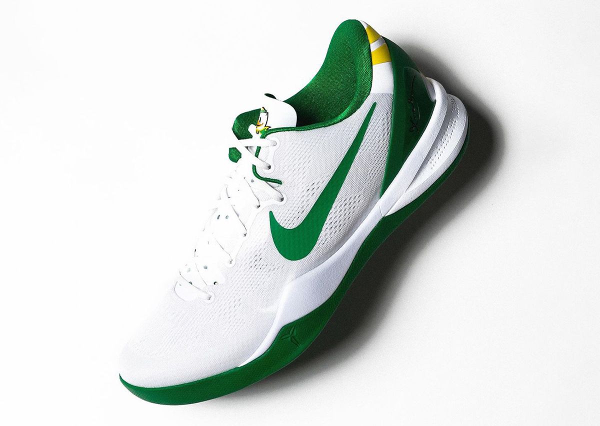Nike Kobe 8 Protro Oregon Ducks White Green PE