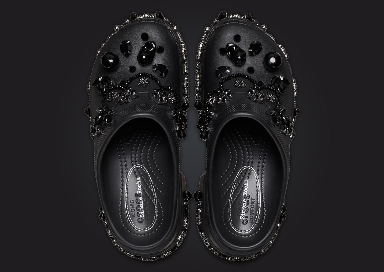 Simone Rocha x Crocs Siren Black Top