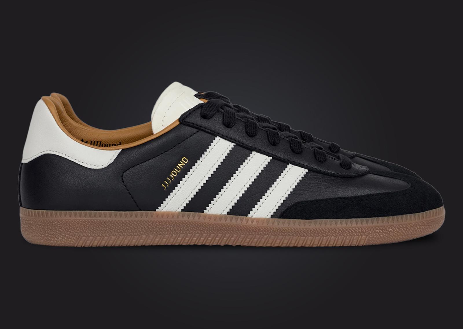 JJJJound x adidas Samba OG Made in Germany Core Black Off White Lateral