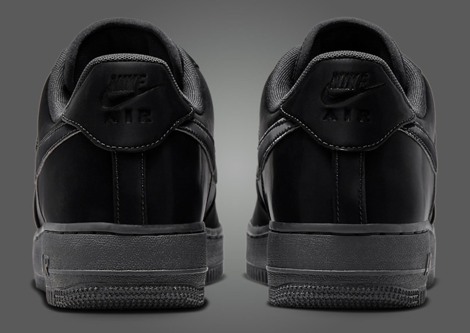 Nike Air Force 1 Low Vanta Black Heel