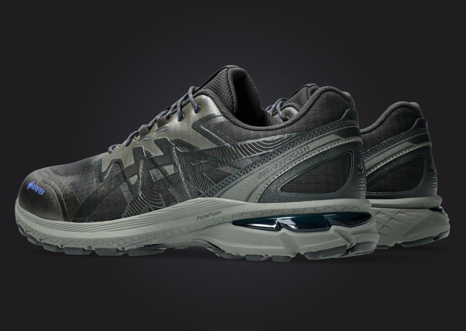 Asics Gel-Terrain Gore-Tex Grey Heel