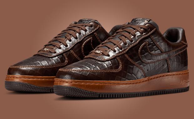 Nike Air Force 1 Low Brown Croc