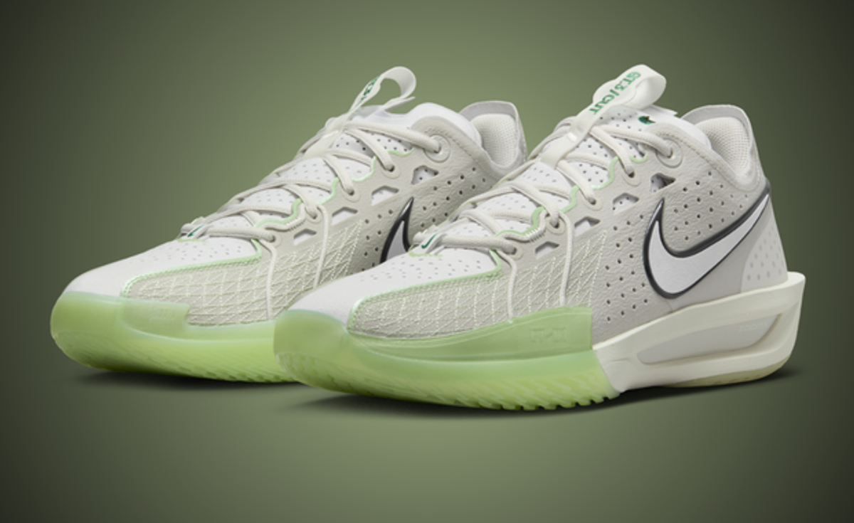 The Nike Air Zoom GT Cut 3 Light Bone Vapor Green Releases January 2024