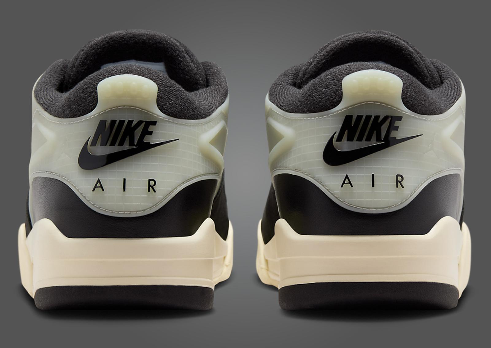 Air Jordan 4 RM Black Coconut Milk Black Back