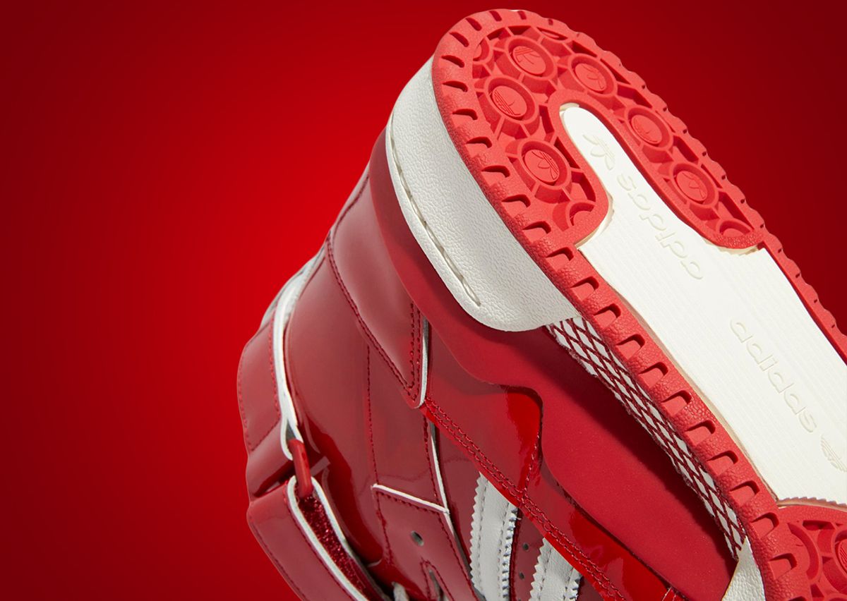 adidas forum high red