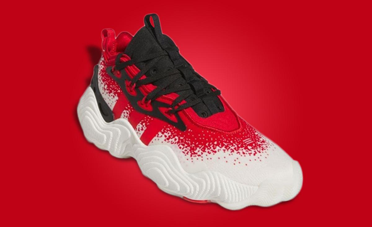 The adidas Trae Young 3 White Red Releases February 2024