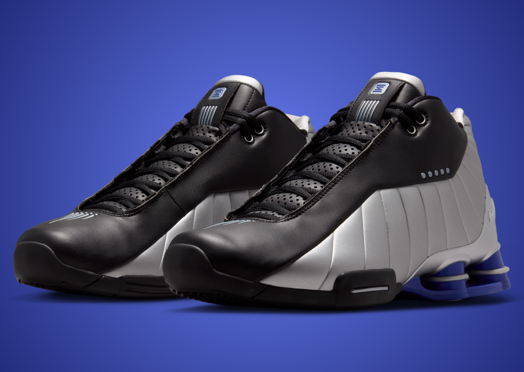 NIKE SHOX bb4 ブラック　シルバー The Nike Shox BB4 Is Bringing Back Vince Carter Memories in Silver