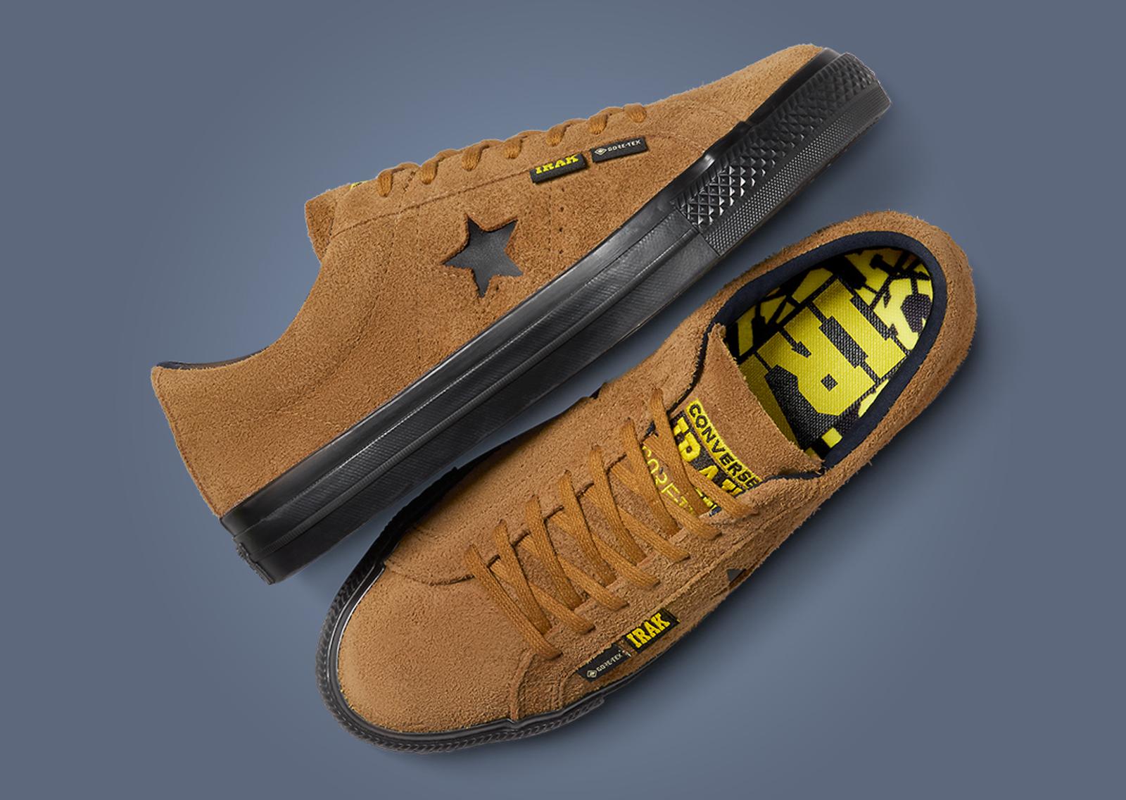 IRAK x Converse One Star Ox GTX Wheat Lateral and Insole