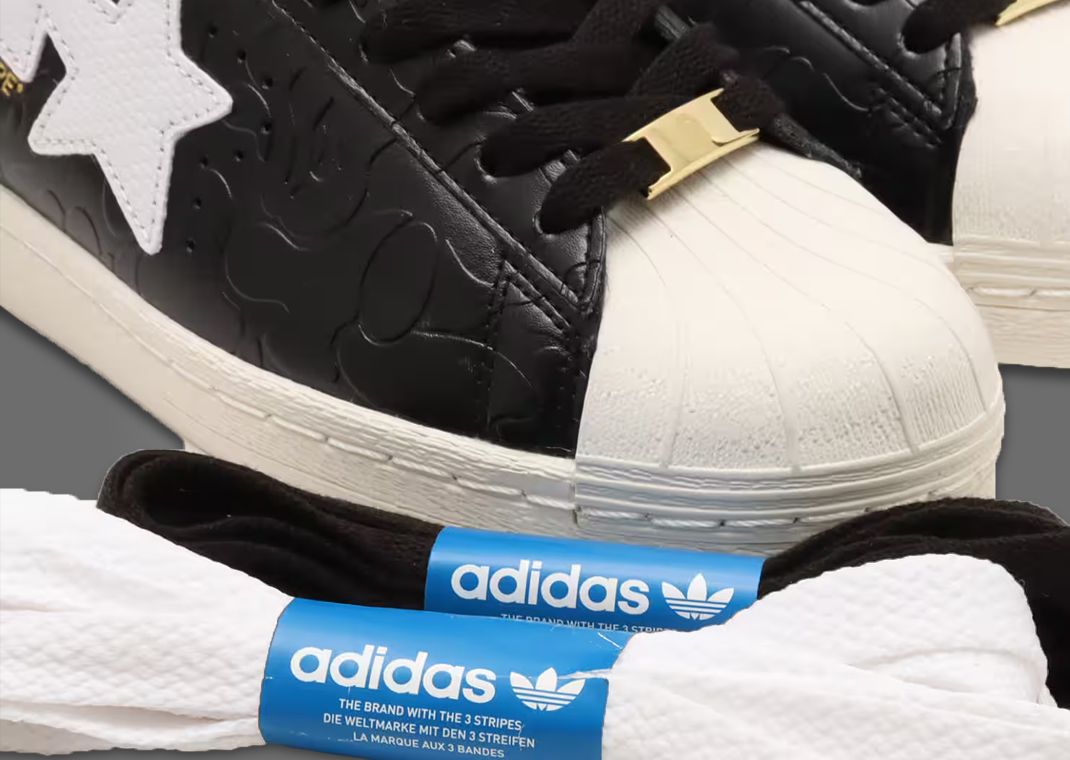 The atmos x BAPE x adidas Superstar Releases April 2025