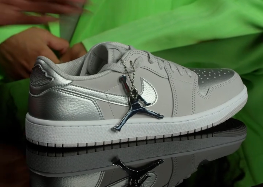 The Air Jordan 1 Retro Low OG Silver Releases June 2024