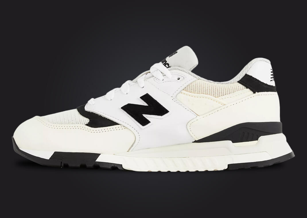 The New Balance 998 Made in USA White Black Releases in 2023