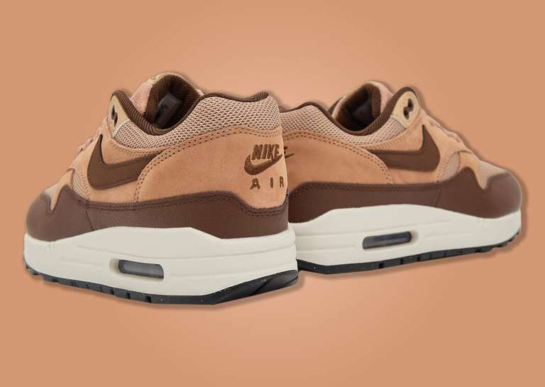 Nike Air Max 1 Cacao Wow Dusted Clay Heel