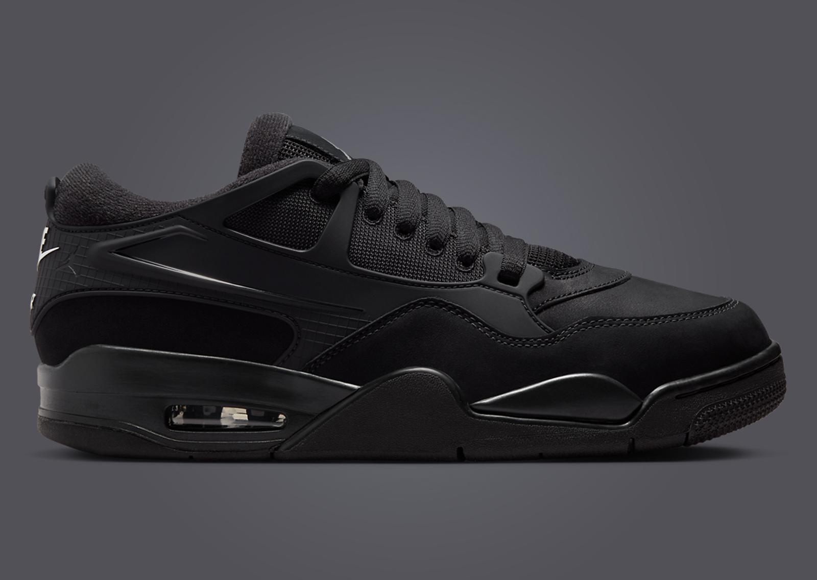 Air Jordan 4 RM Black Cat Lateral