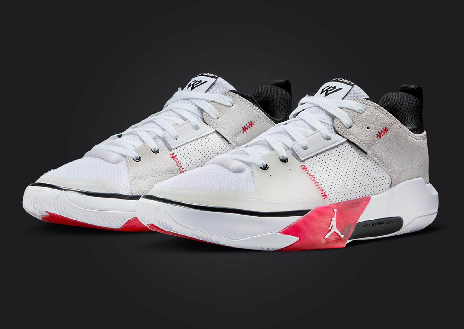 Jordan One Take 5 White Red Black Angle