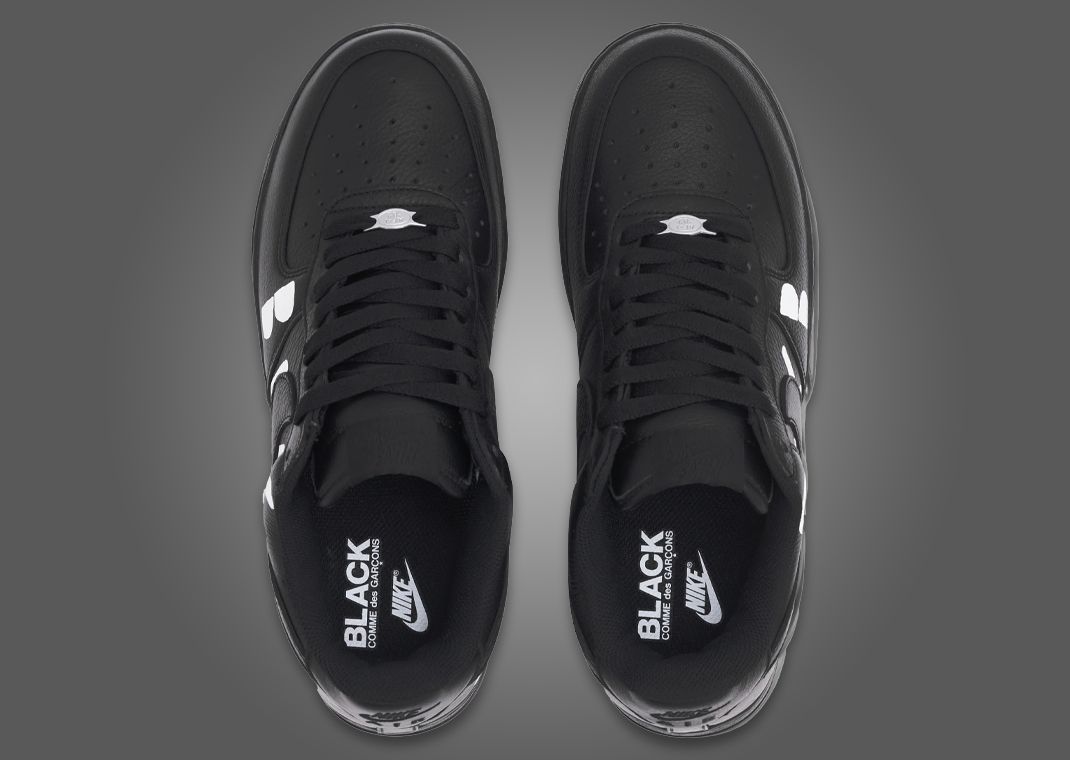 スニーカー Black Comme Des Garcons Nike Air Force 1 Low Retro Black Nike x Comme des Garçons Black Air Force 1 Low Retro SP