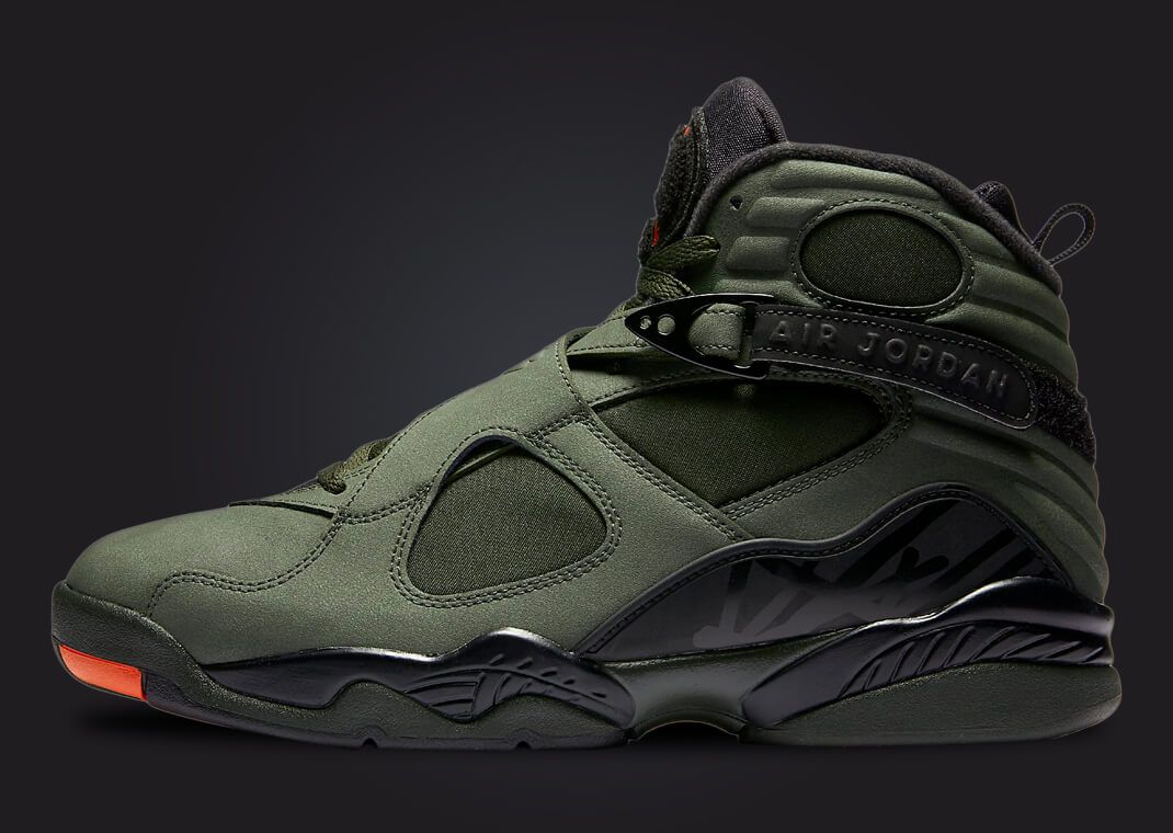 Jordan 8 outlet black green