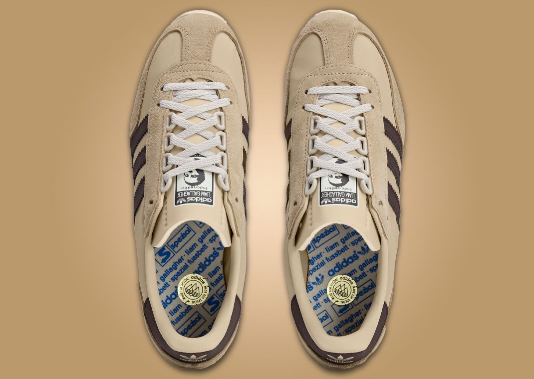 adidas gazelle silver green womens Adidas x Noel Gallagher Mens Marathon Spezial Shoes  Extra Butter