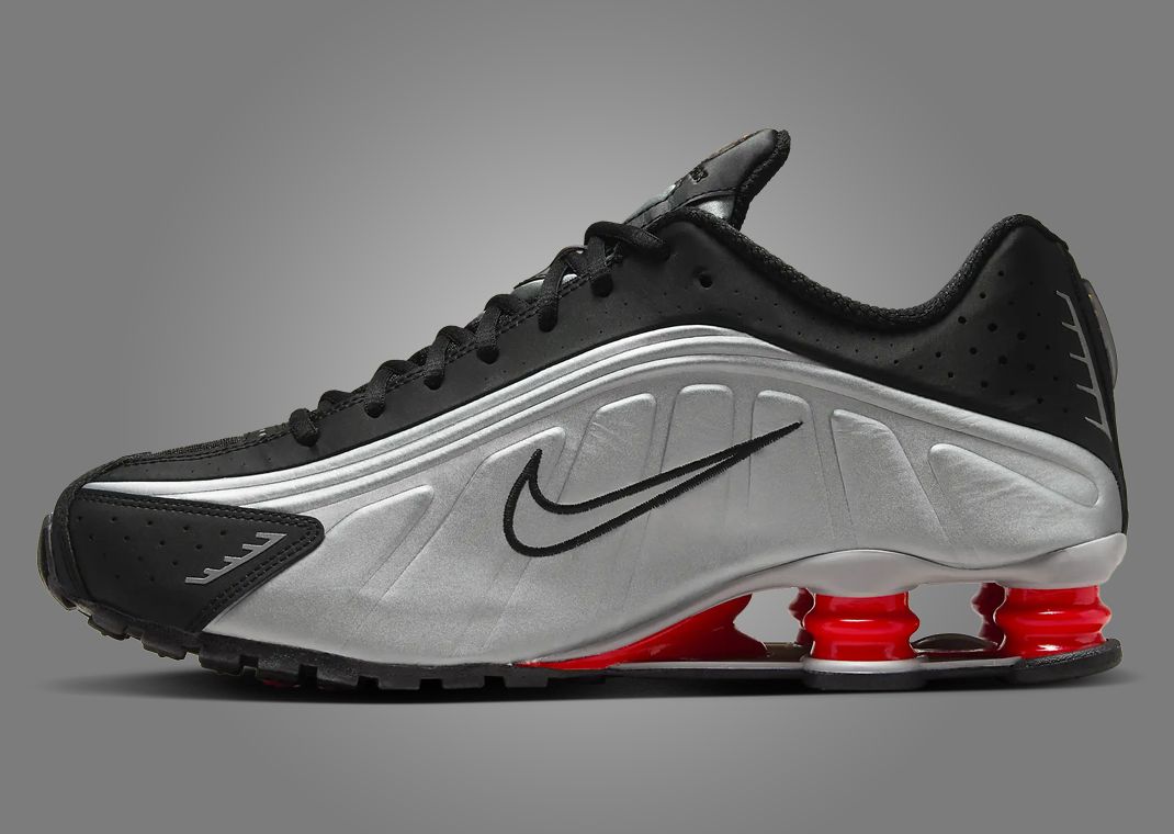 The OG Nike Shox R4 Black Metallic Silver Max Orange Releases