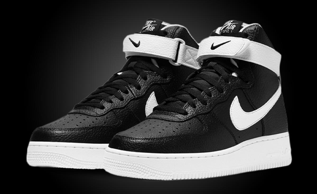 Get Strapped In With The Nike Air Force 1 High Black White