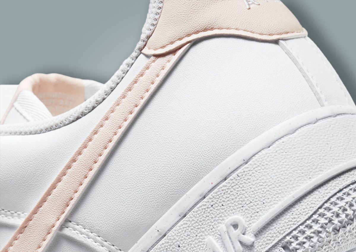Pale Coral Swooshes Embellish The Nike Air Force 1 Low NN