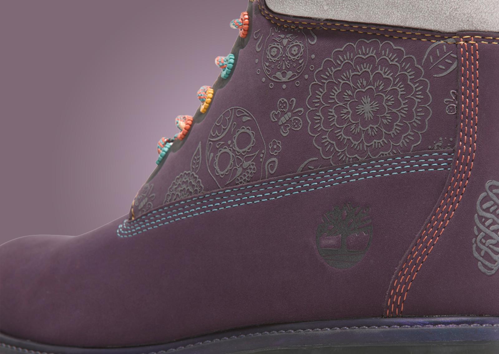 Timberland 6-Inch Waterproof Boot Día de Muertos Detail