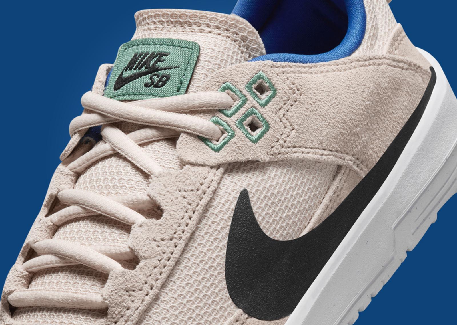 Nike SB Day One Sanddrift White (GS) Midfoot Detail