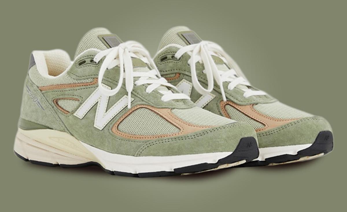 The New Balance 990v4 Made in USA Olive Releases October 2023