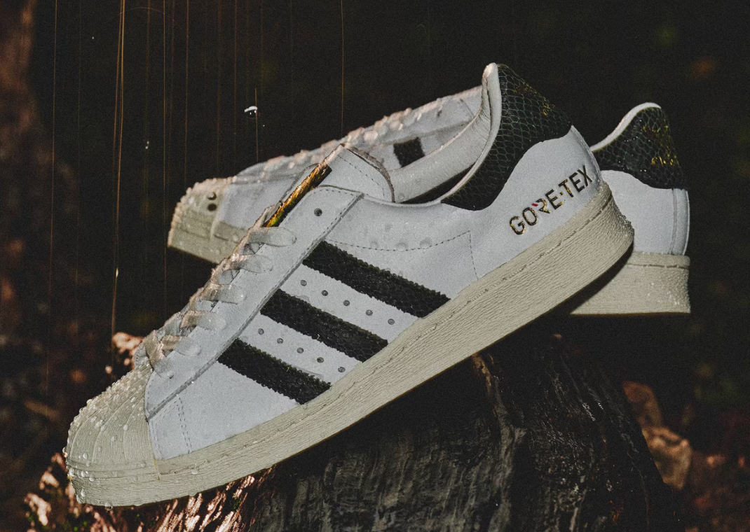 Snakeskin Superstars: atmos and adidas Reunite for Gore-Tex Shell