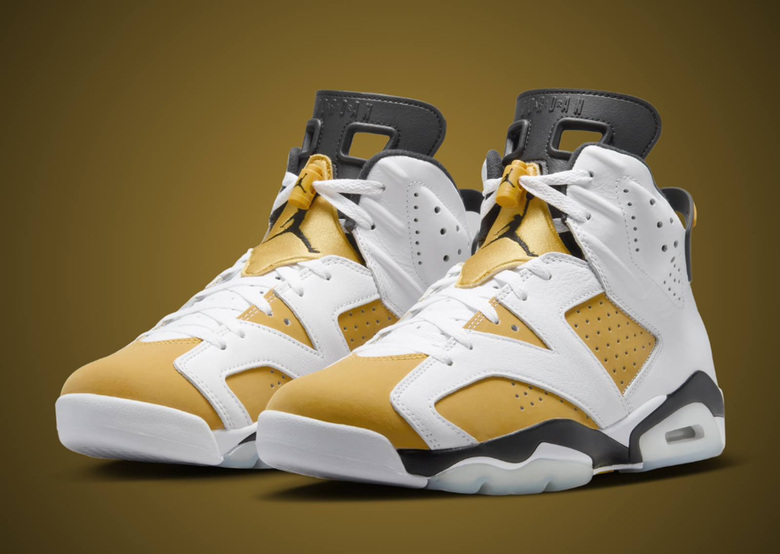 Air Jordan 6 Retro Yellow Ochre Angle