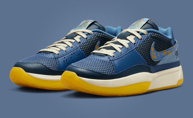 Nike Ja 1 Mystic Navy University Gold (GS)