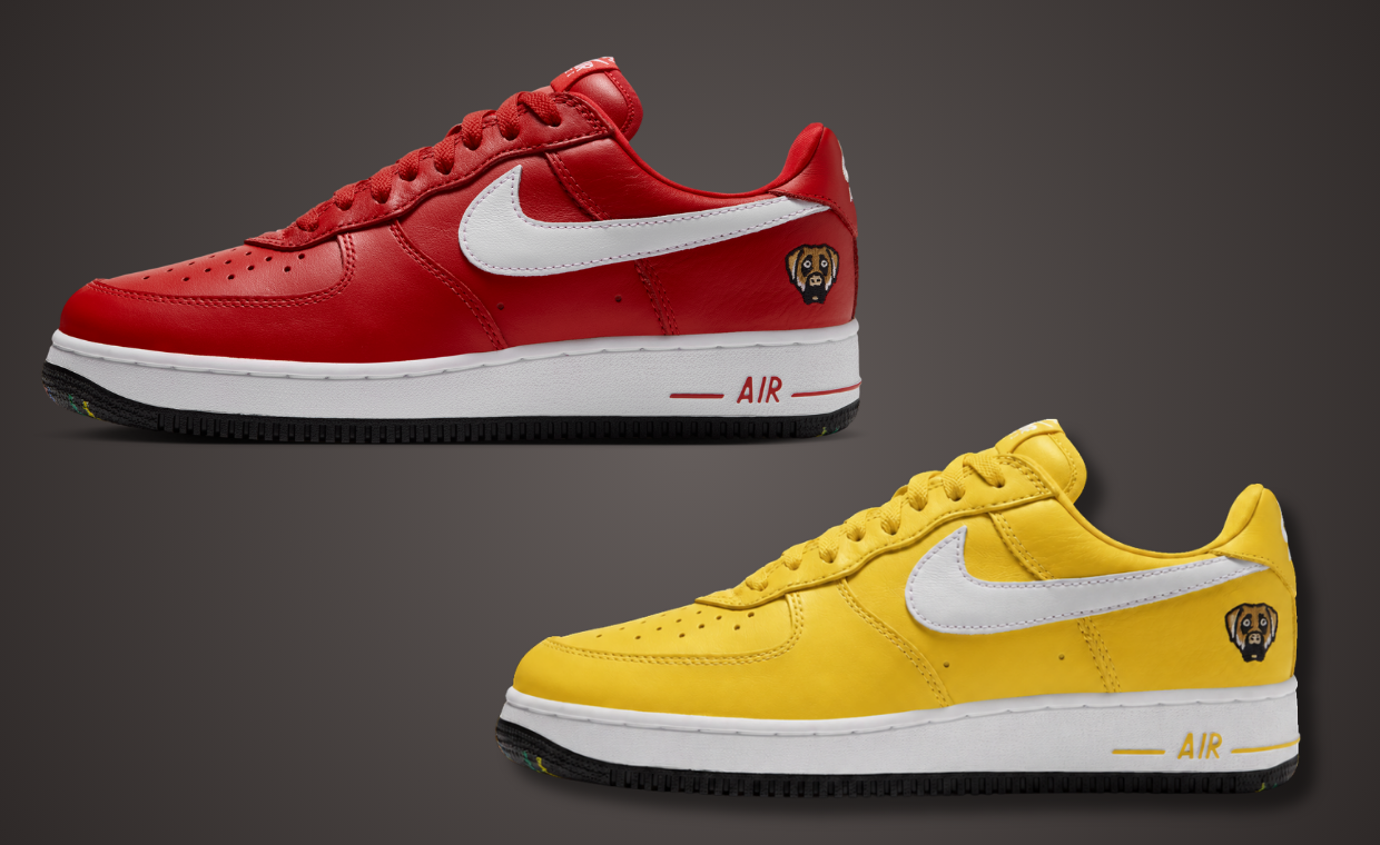 Victor Victor x Nike Air Force 1 Low '01 Yellow & Red