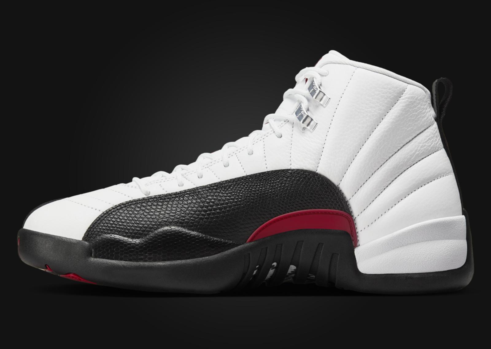 Air Jordan 12 Retro Red Taxi Medial Right