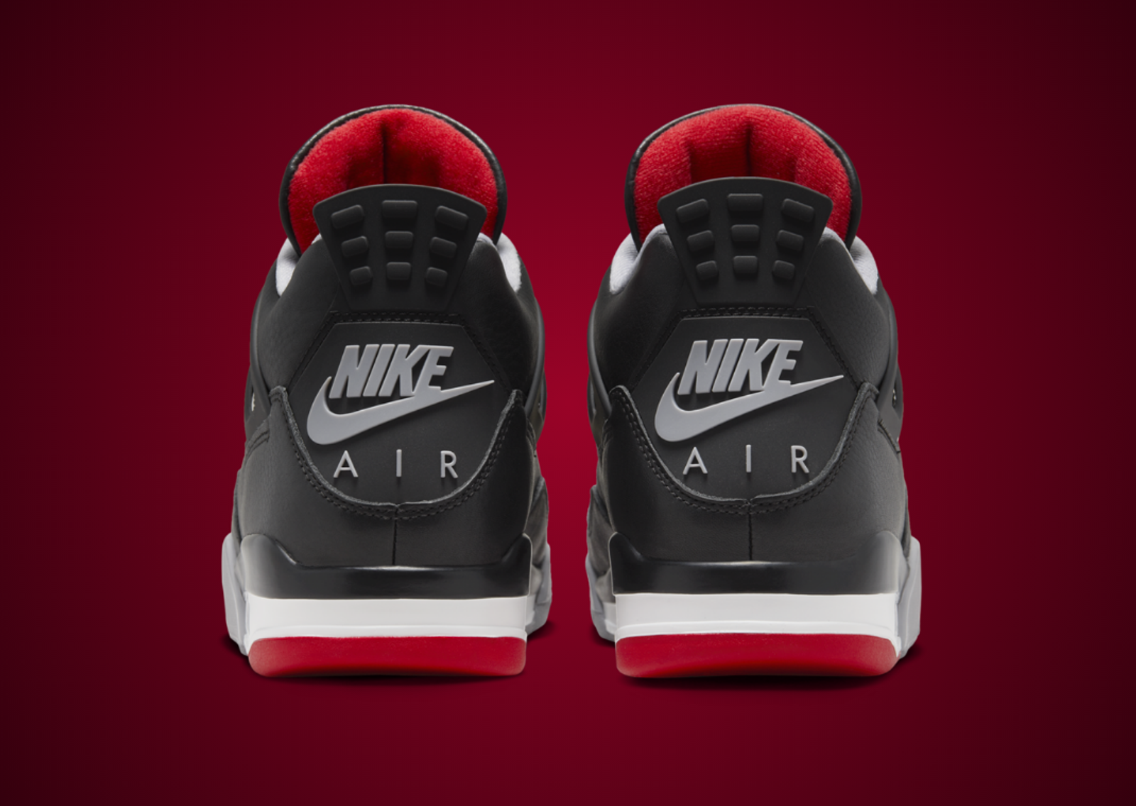 Air Jordan 4 Retro Bred Reimagined Heel