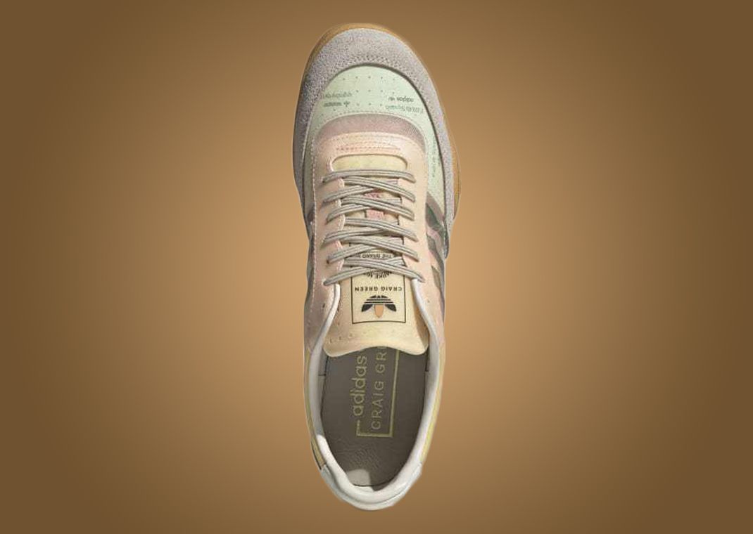adidas gazelle silver green womens Adidas x Craig Green Men's Squash Polta AKH Cream White / Sesame / Bold  Green Low Top Sneakers