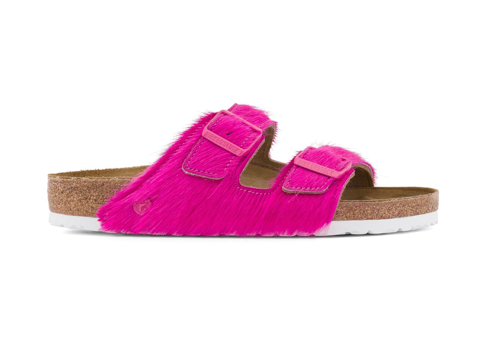 Concepts x Birkenstock Arizona Sandal Hyper Pink Lateral