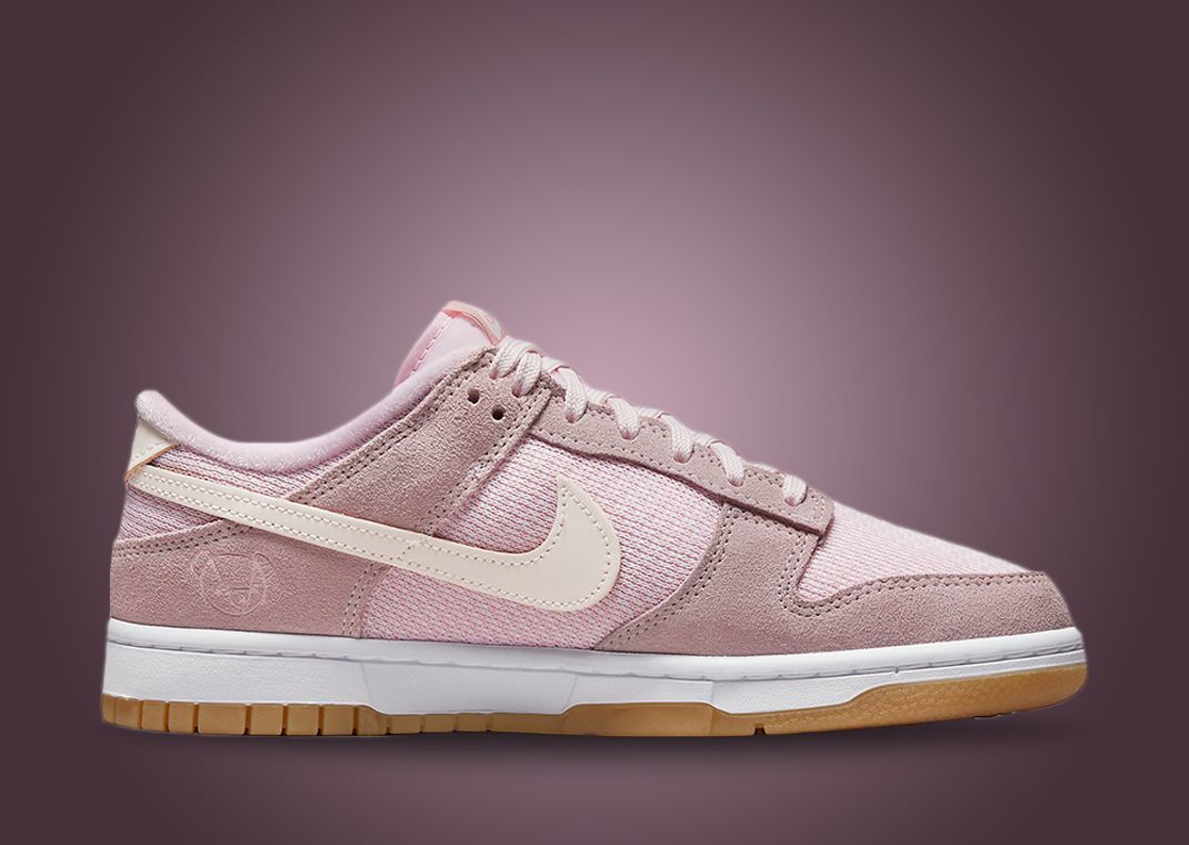 Feel Cute With The Nike Dunk Low Teddy Bear Light Soft Pink