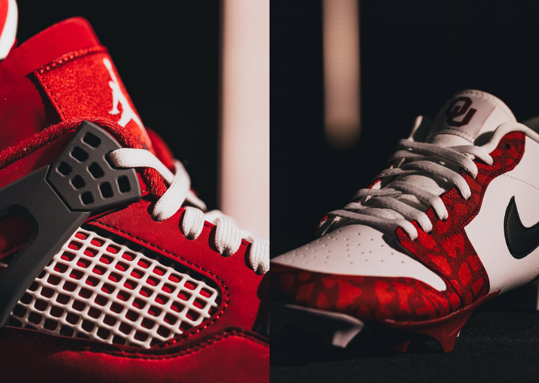 Oklahoma Sooners Football Get Their Jordan 1 and Jordan 4 PEs display picture 1