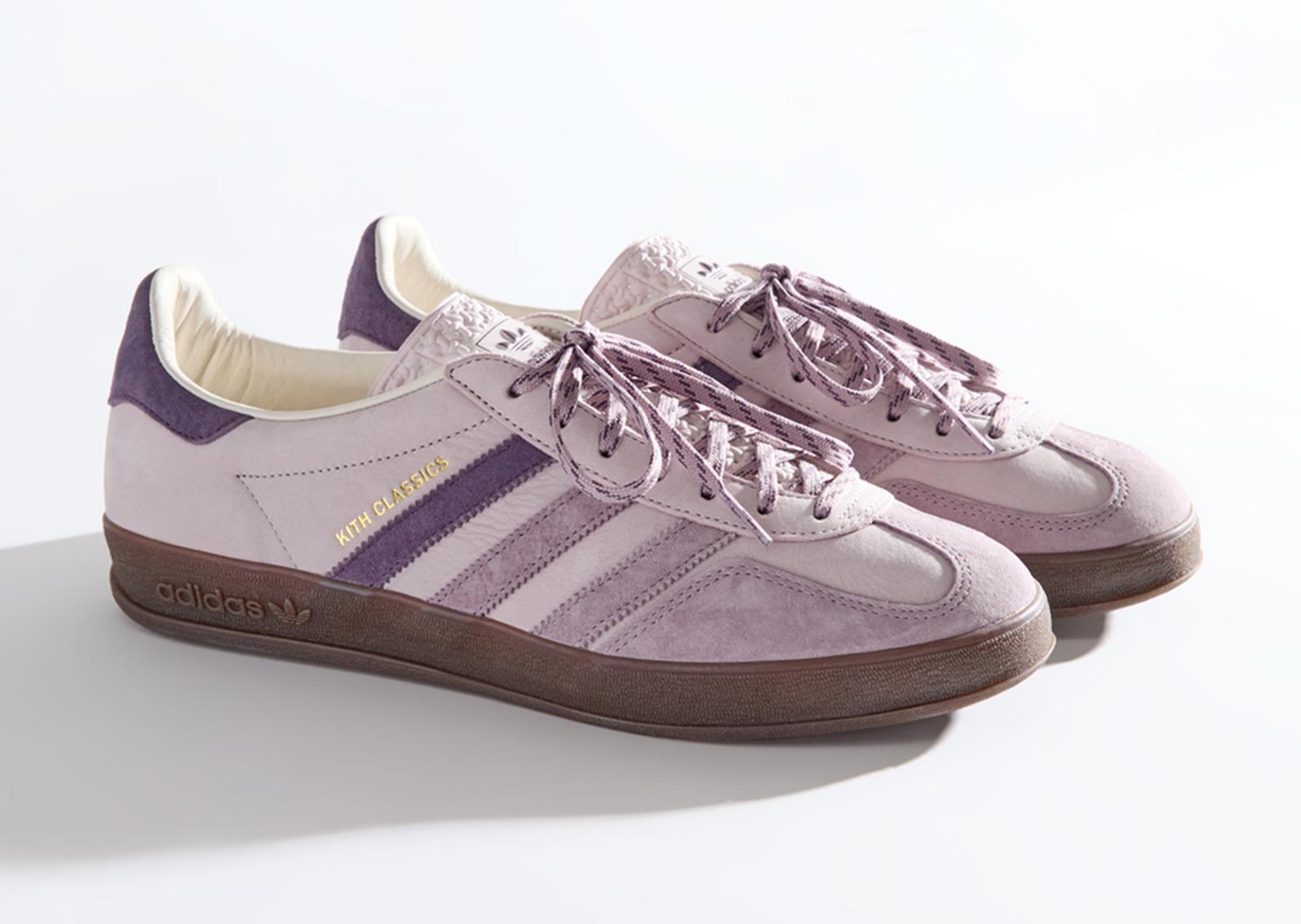 Kith Classics x adidas Originals Gazelle Indoor Summer Palette Angle