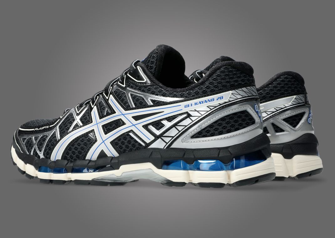 国内配送 asics GEL-KAYANO 20 BLACK/PURE SILVER GEL-KAYANO 20 | Unisex | Black/Pure Silver | Sportstyle