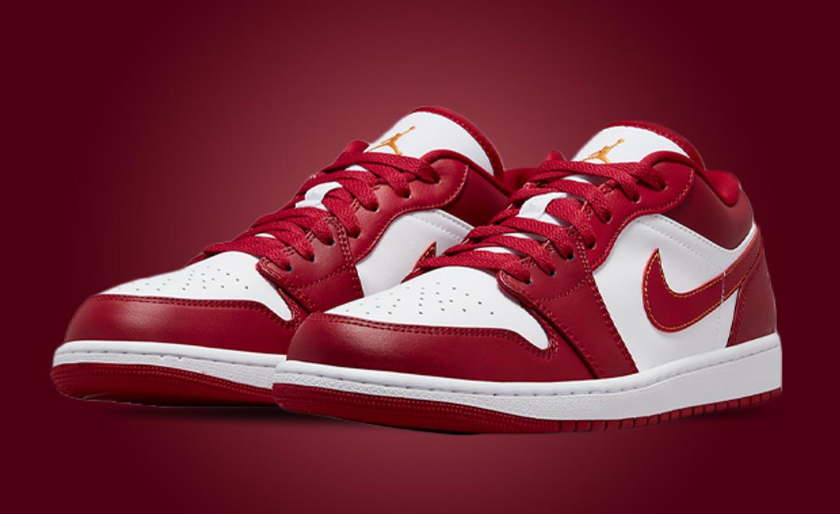 Cardinal Red Comes To The Air Jordan 1 Low