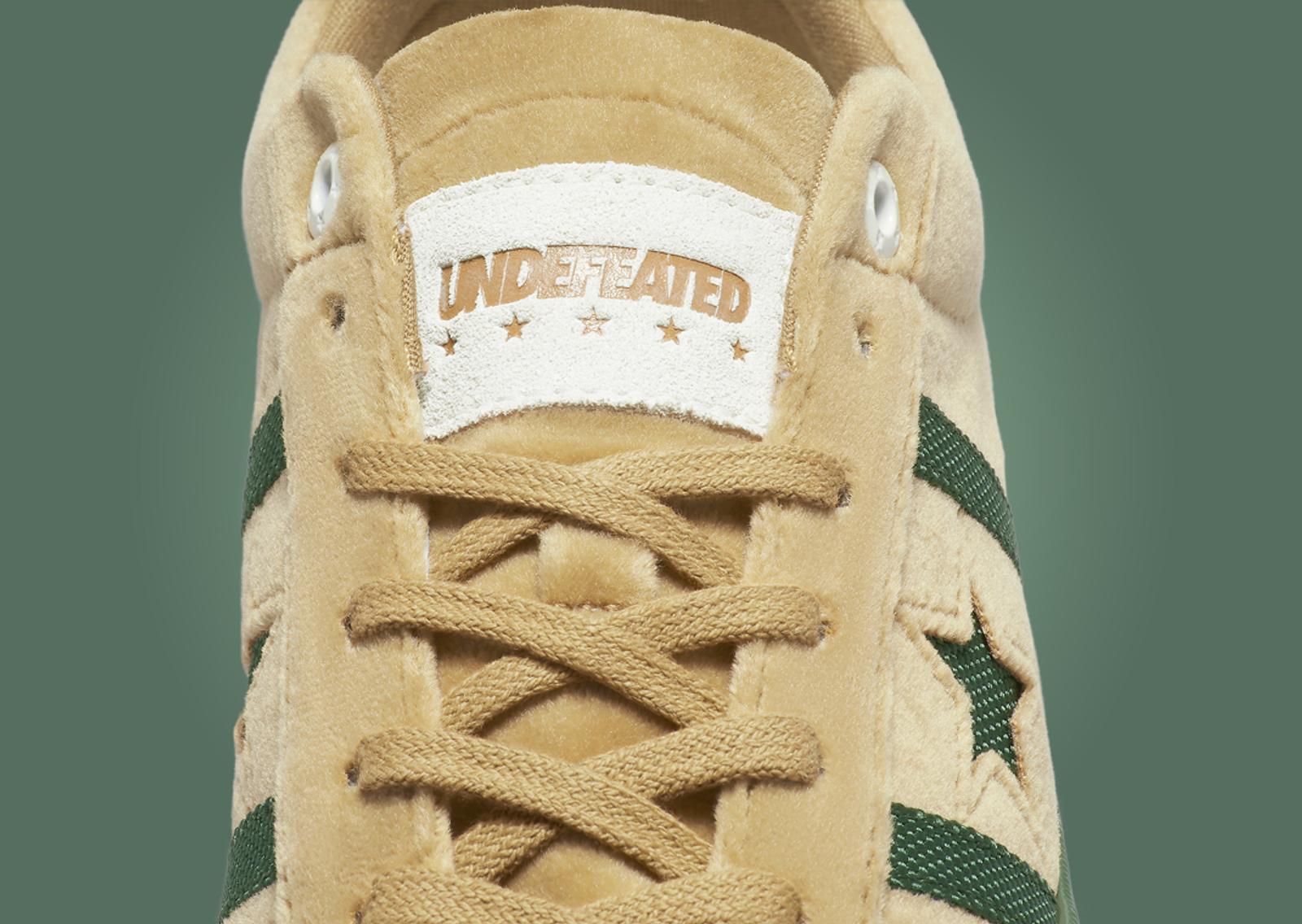 UNDEFEATED x Converse One Star Academy Pro Brown Egret Tongue Detail