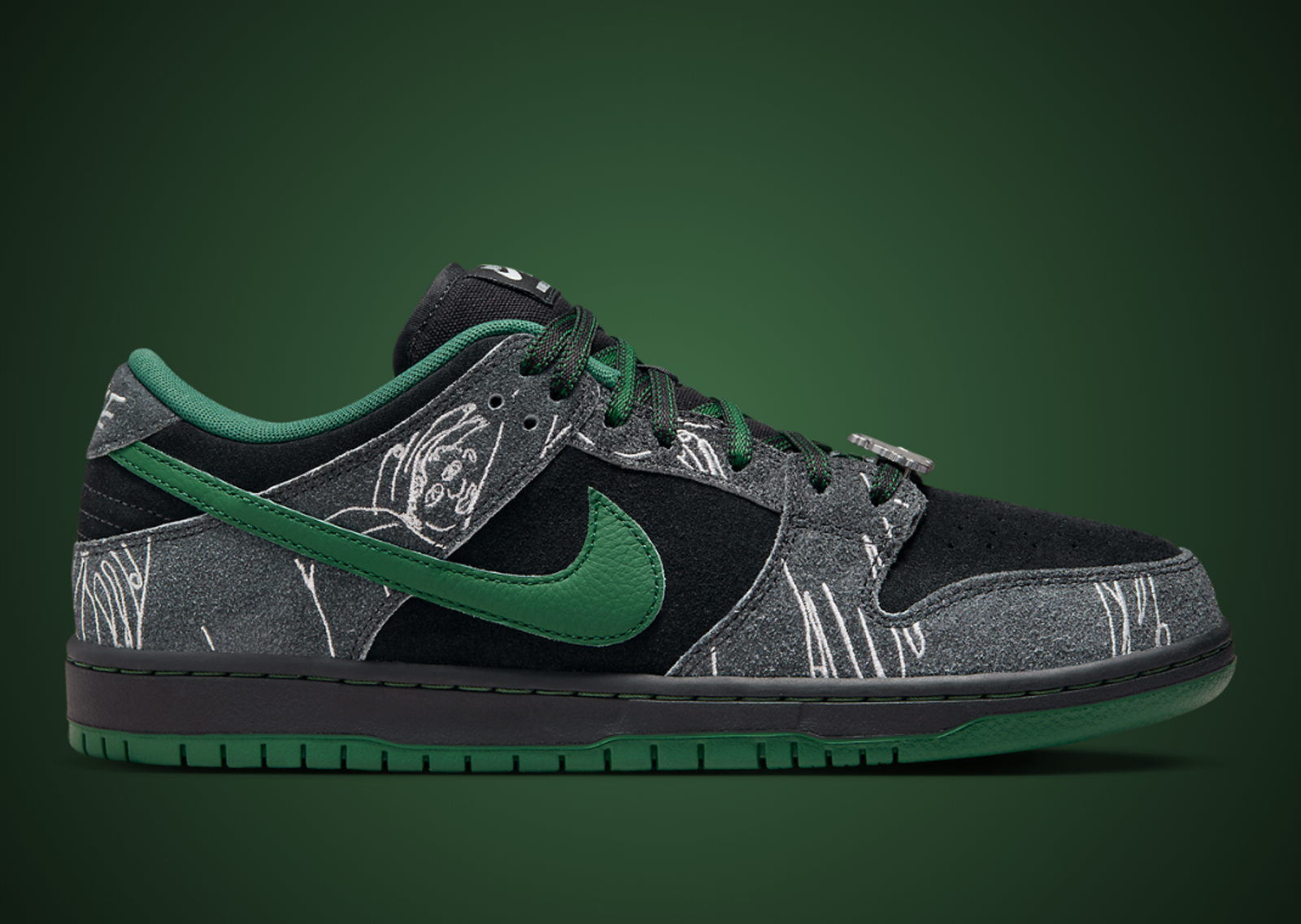 THERE Skateboards x Nike SB Dunk Low Lateral